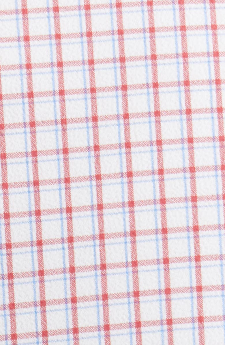 Mizzen+Main Leeward Trim Fit Check Performance Button-Up Shirt, Alternate, color, 