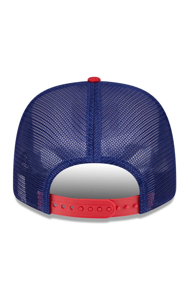 New Era Men's New Era  White/Red Texas Rangers 2025 Batting Practice 9SEVENTY Stretch-Snap Trucker Hat, Alternate, color, 