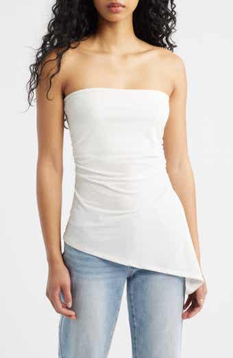 Ines Asymmetric Hem Bandeau Top