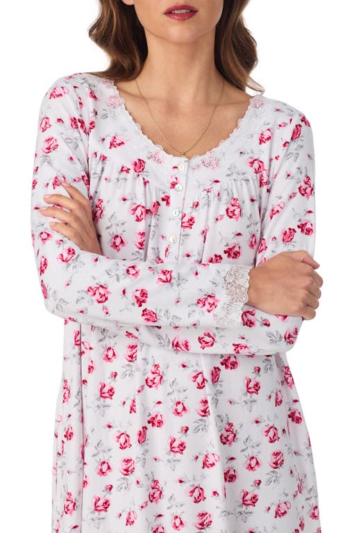 Eileen West Long Sleeve Ballet Nightgown In White