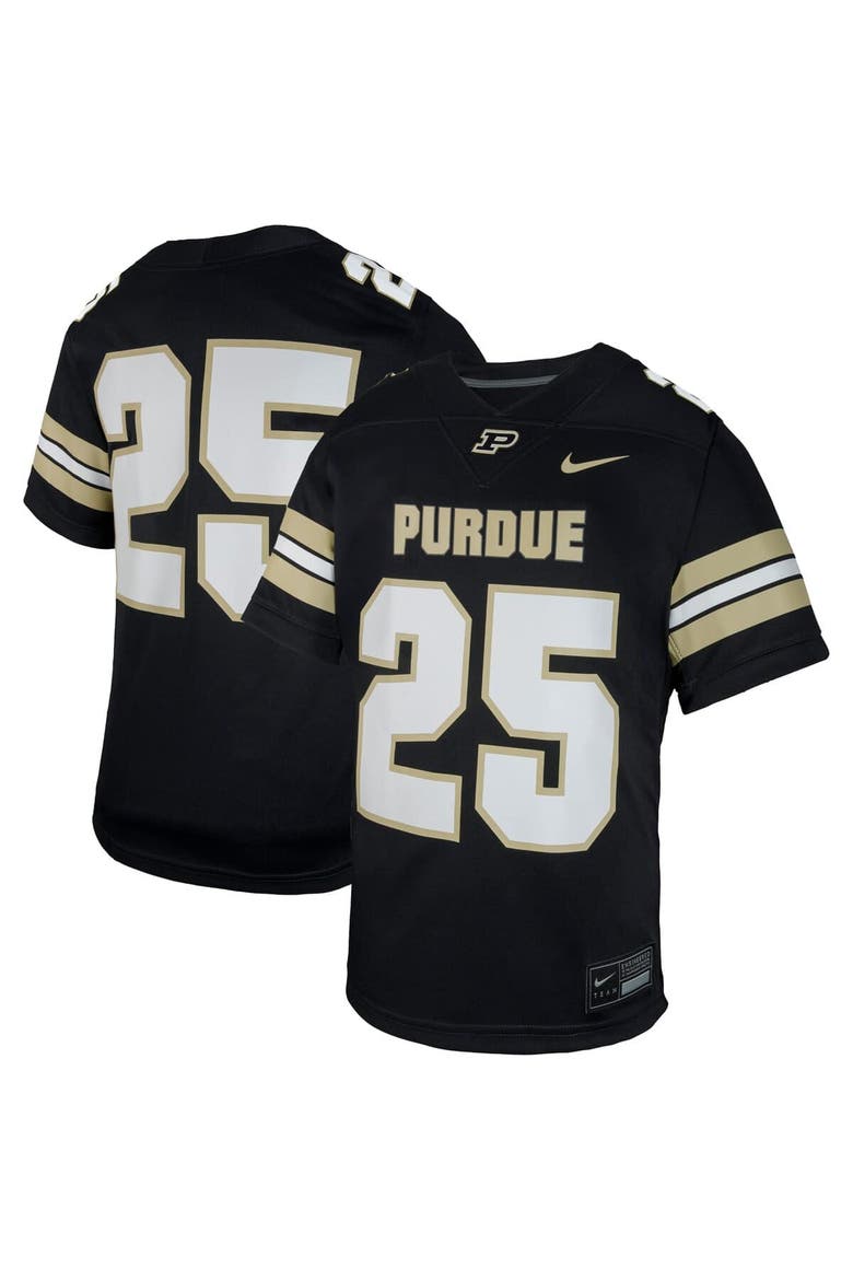 Youth Nike #1 Black Purdue Boilermakers  Untouchable Replica Game Jersey, Alternate, color, Black