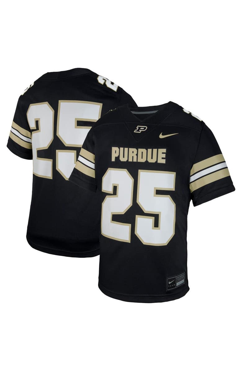 Nike Youth Nike #1 Black Purdue Boilermakers  Untouchable Replica Game Jersey, Alternate, color, Black