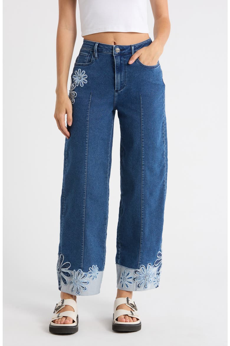 Betty High Waist Knit Jeans, Main, color, DARK WASH