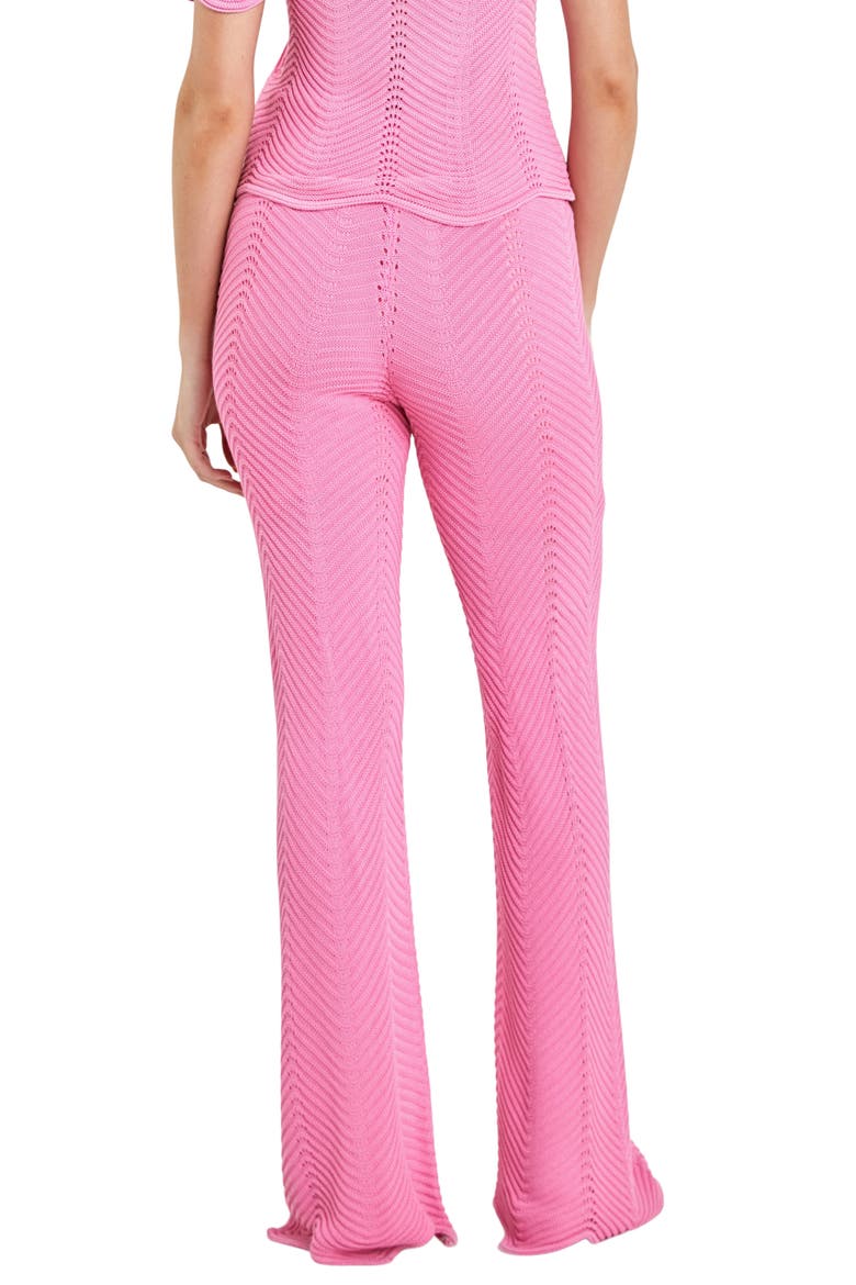 Wavy Knit Pants, Alternate, color, PINK