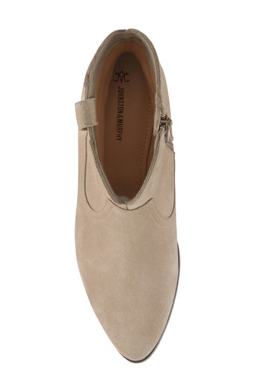Johnston & Murphy Tristen Waterproof Western Boot In Neutral