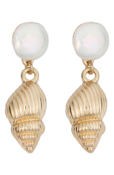 Freshwater Pearl Drop Earrings