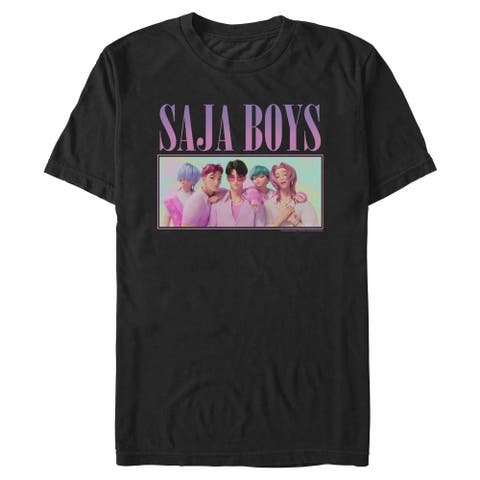 Men's KPop Demon Hunters Saja Boys Group Shot  Graphic T-Shirt