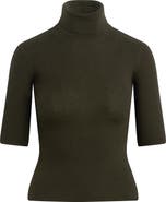 Favorite Daughter The Amelia Merino Wool Turtleneck Top