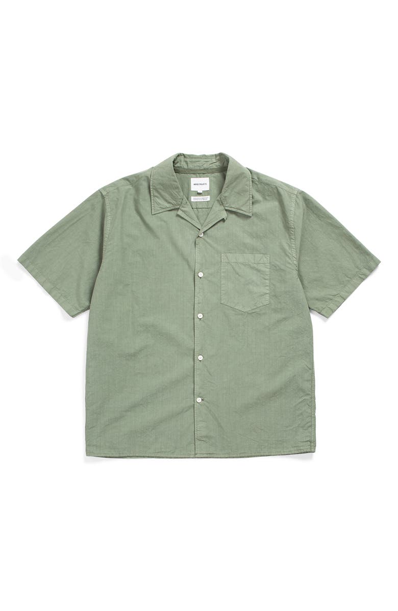 Norse Projects Carsten Short Sleeve Button-Up Shirt, Main, color,