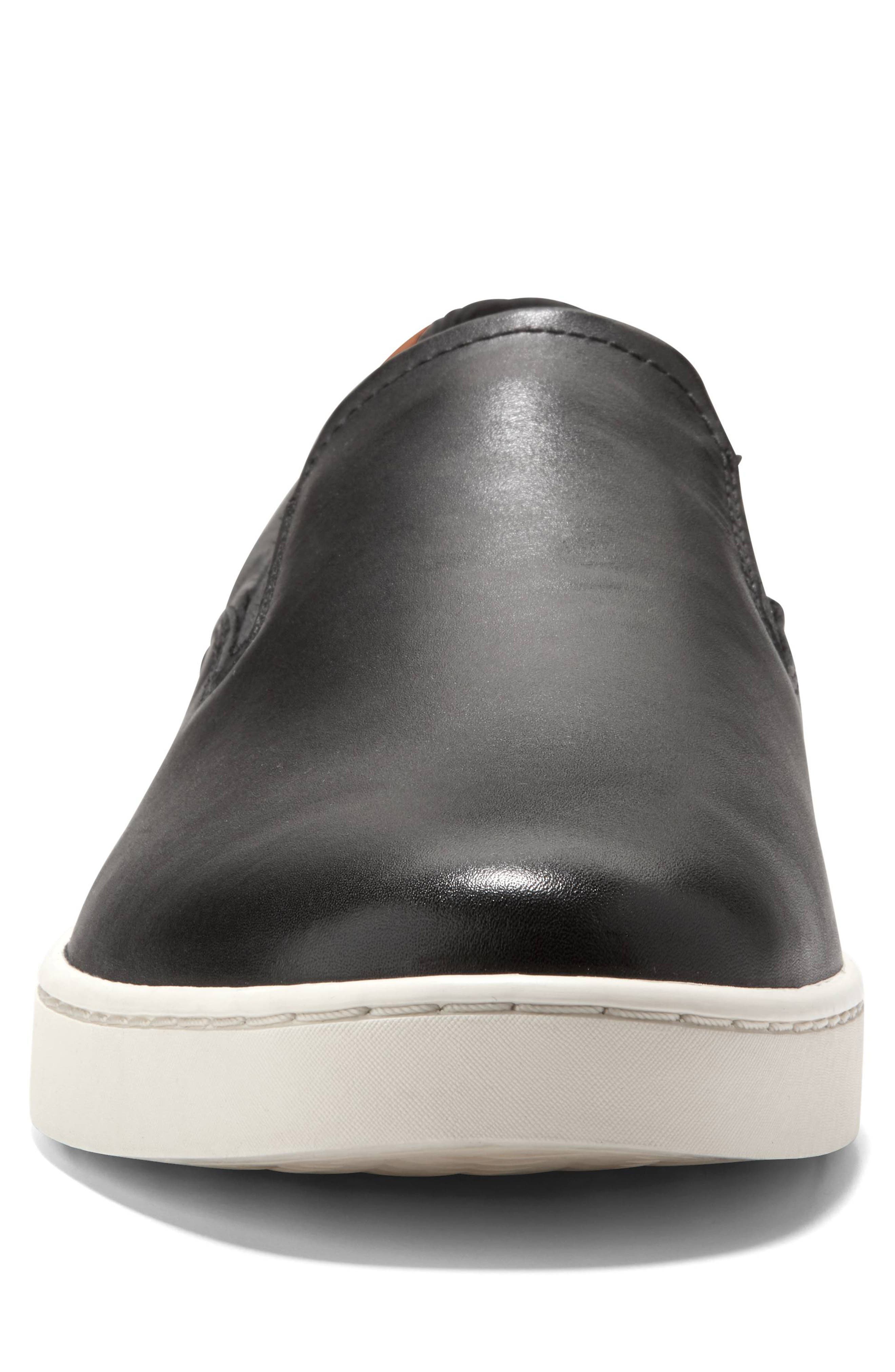 Cole Haan Nantucket Slip-On Sneaker, Alternate, color, Black/Ivory