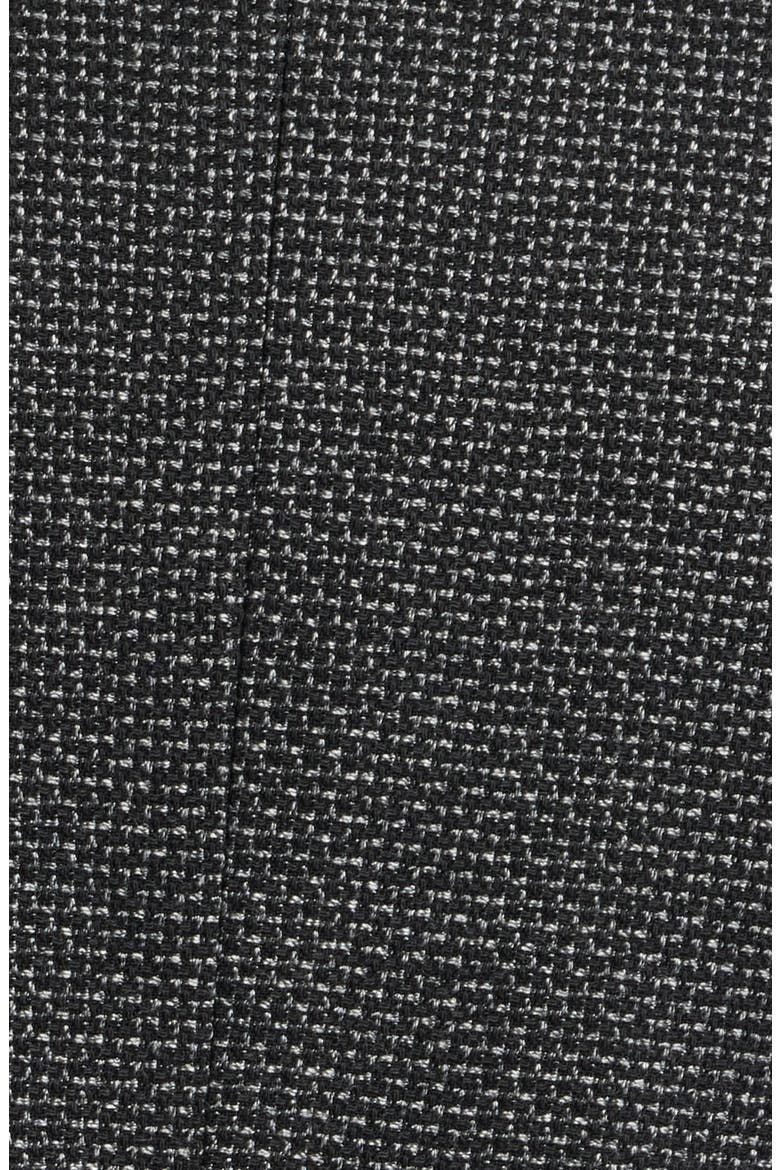 Ross Slim Fit Off Black Textured Herringbone Sport Coat, Alternate, color, BLACK