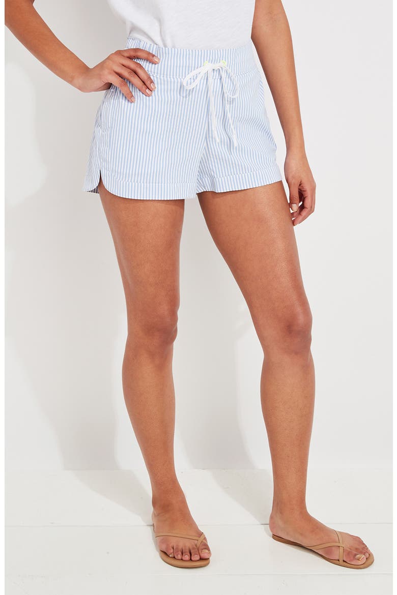 Harbor Seersucker Shorts, Alternate, color, BREAKER BLUE/ WHITE