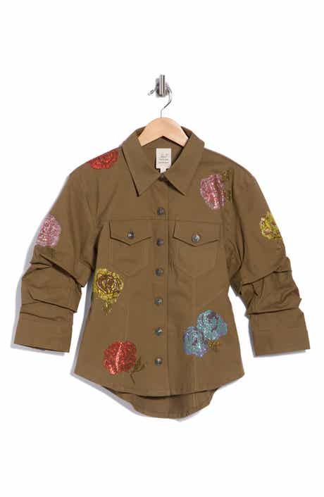 Canyon Heatset Roses Scrunched Jacket