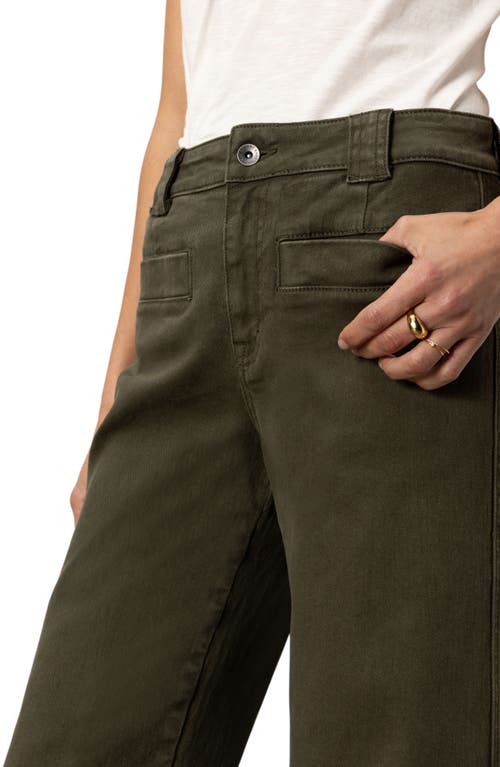 Sanctuary Voyage High Waist Crop Straight Leg Jeans In Kalamata