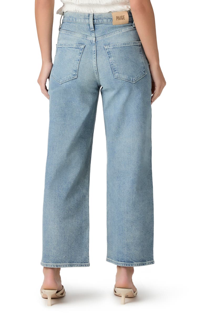 PAIGE Cameron High Waist Ankle Straight Leg Jeans, Alternate, color, Low Key