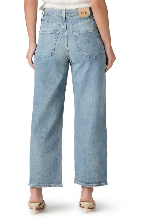 Paige Cameron High Waist Ankle Straight Leg Jeans In Blue