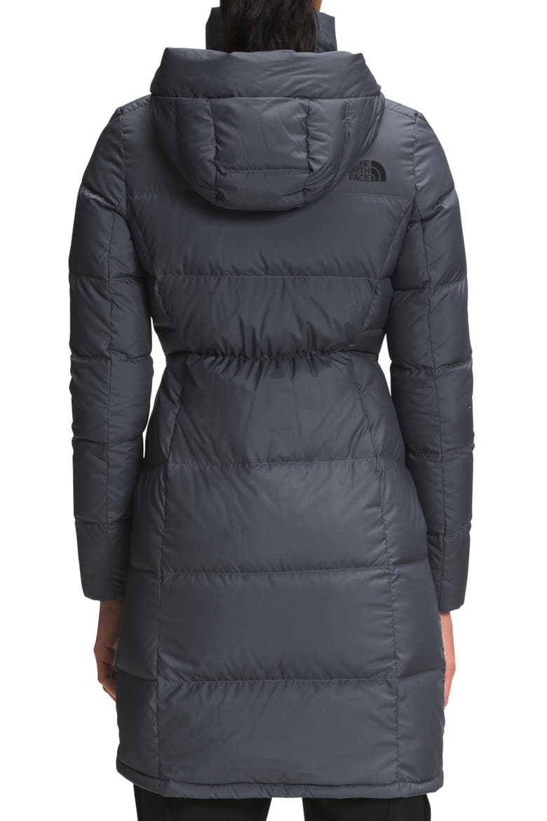 Metropolis Water Repellent 550 Fill Power Down Hooded Parka, Alternate, color, VANADIS GREY
