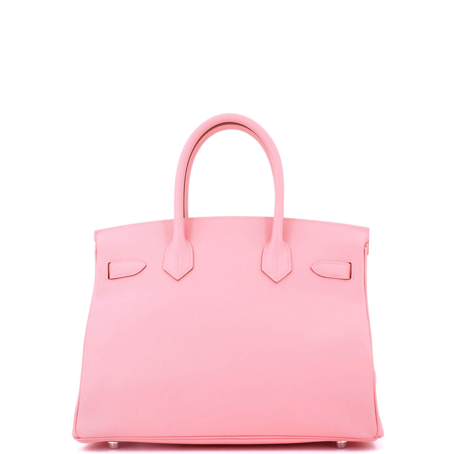 Pre-Owned Hermes Birkin Handbag Pink Epsom with Palladium Hardware 30, Alternate, color, 