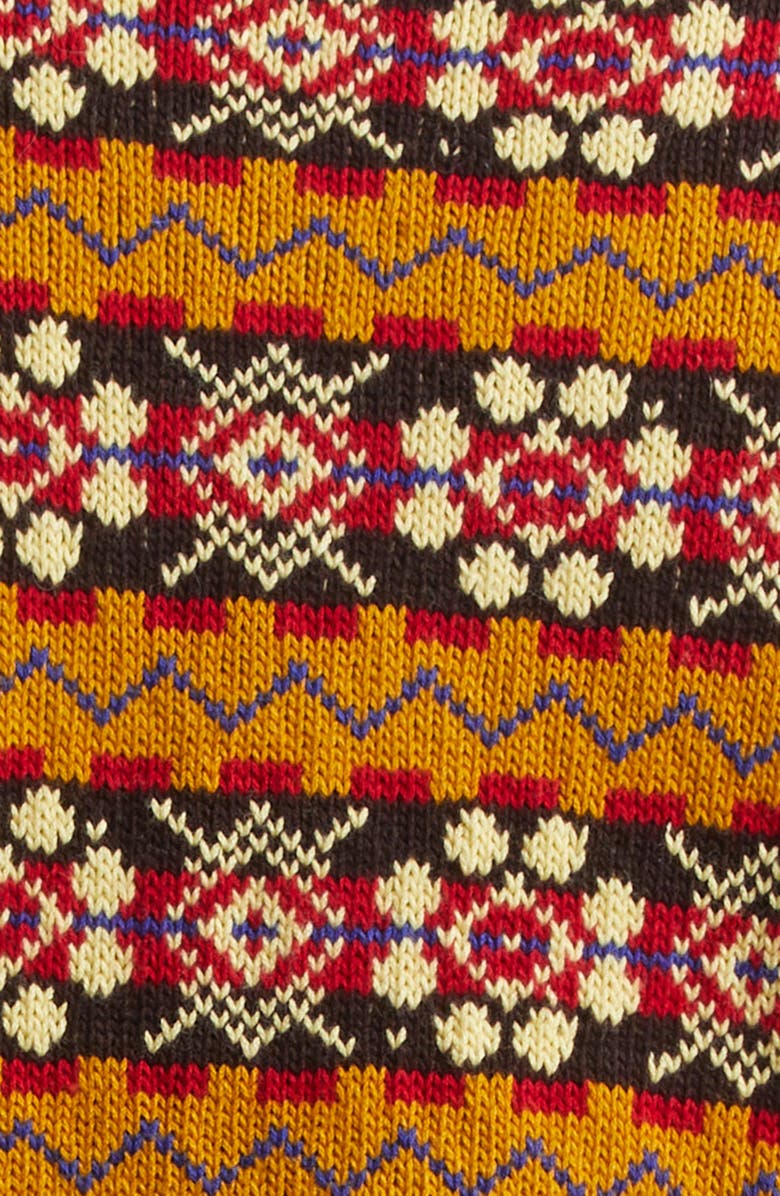 Bode Bracken Sweater, Alternate, color, Brown Multicolor