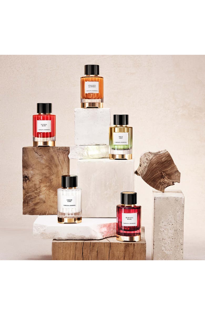 Carolina Herrera Platinum Leather Eau de Parfum, Alternate, color,