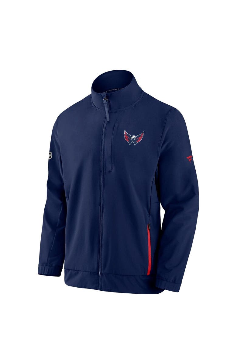FANATICS Men's Fanatics Branded Navy Washington Capitals Authentic Pro Rink Coaches Full-Zip Jacket, Alternate, color, Navy
