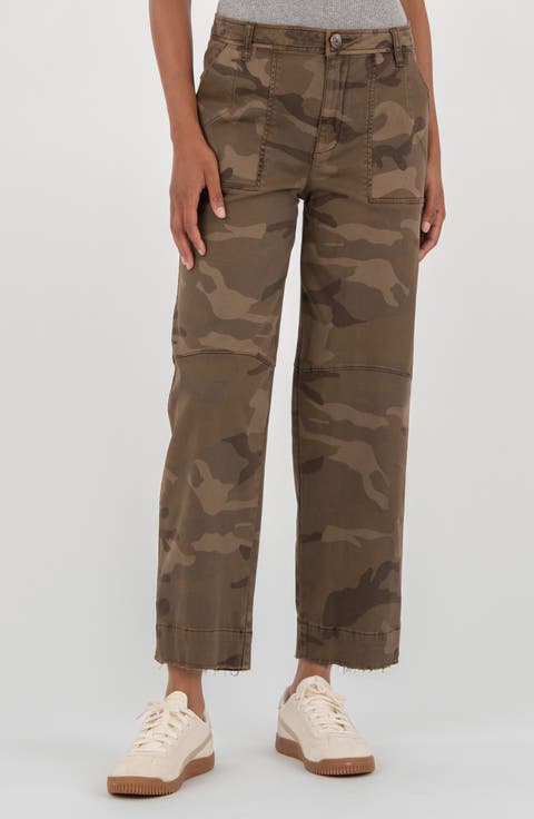 Ashton High Waist Crop Wide Leg Barrel Jeans