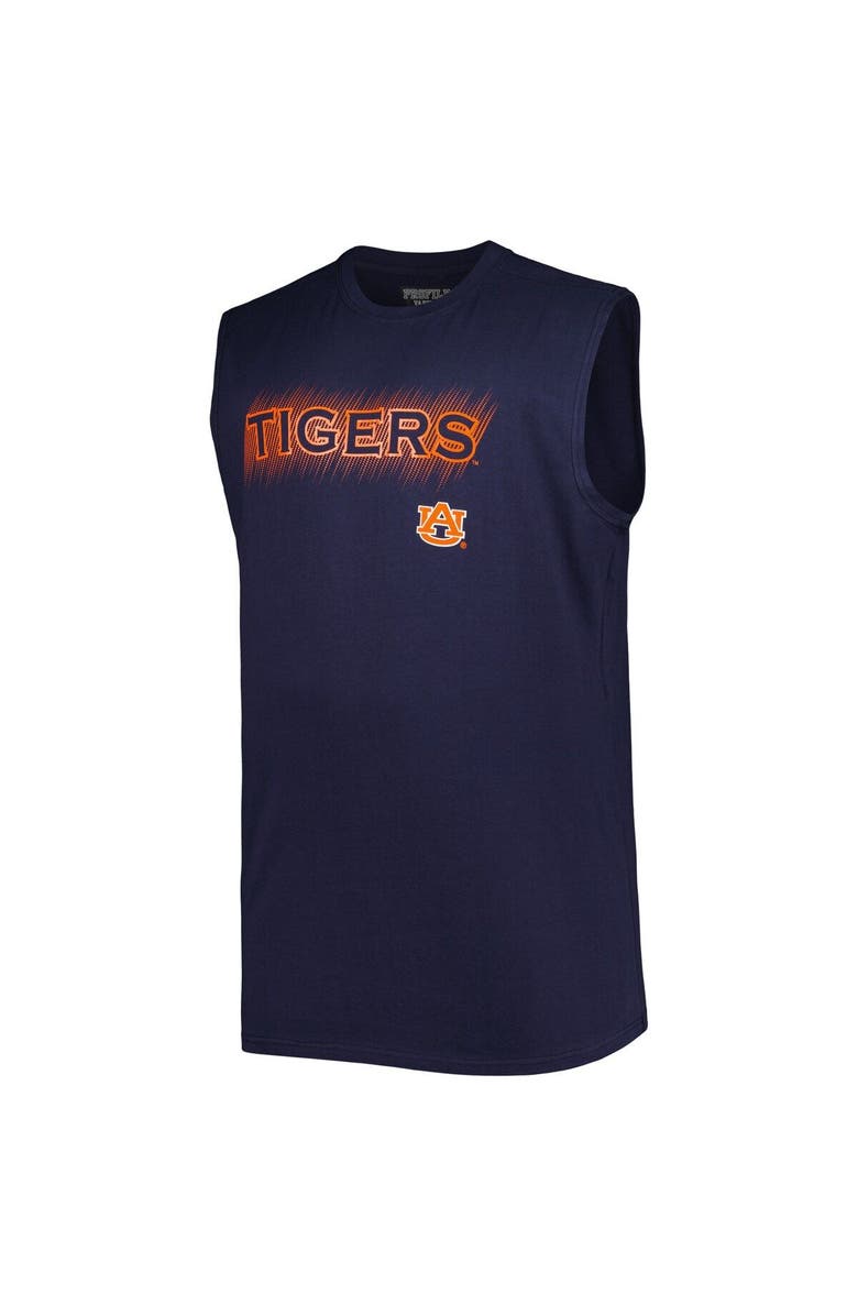 PROFILE Men's Navy Auburn Tigers Big & Tall Tank Top, Alternate, color, 