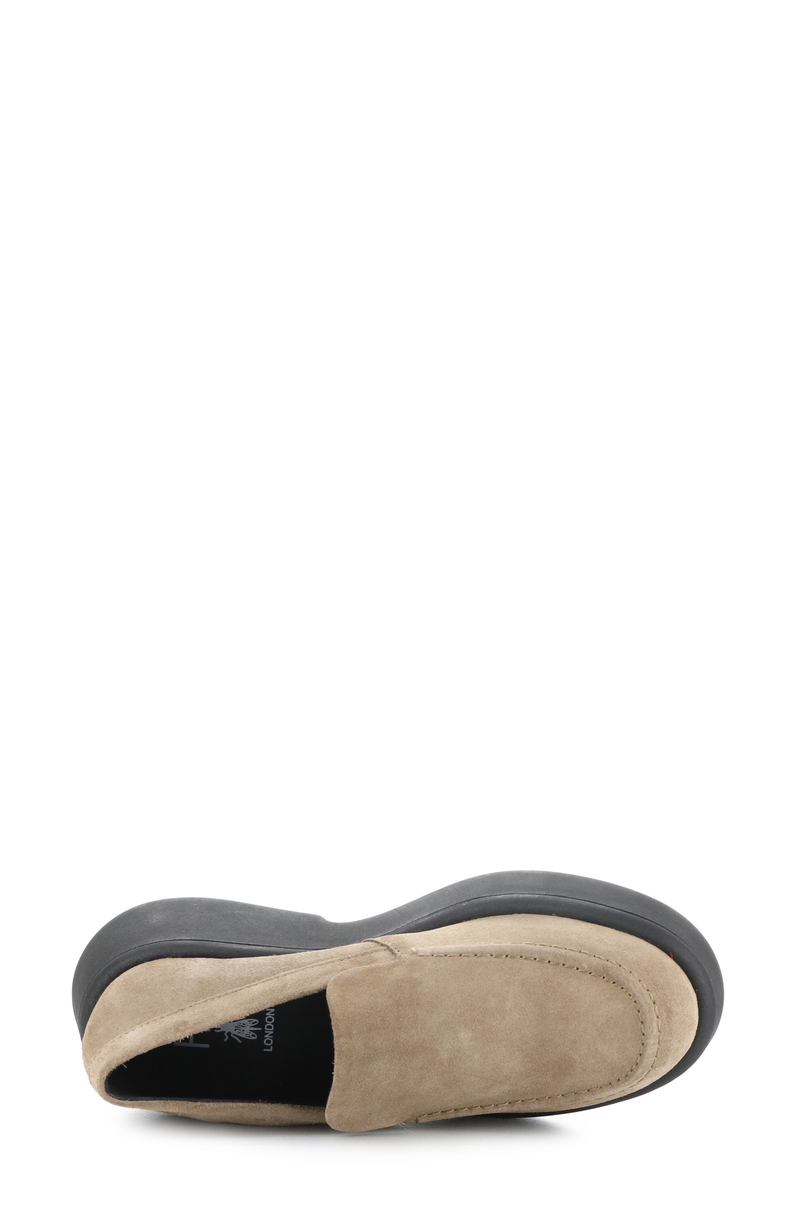 Fly London Maru Platform Loafer, Alternate, color, 003 Taupe Oil Suede