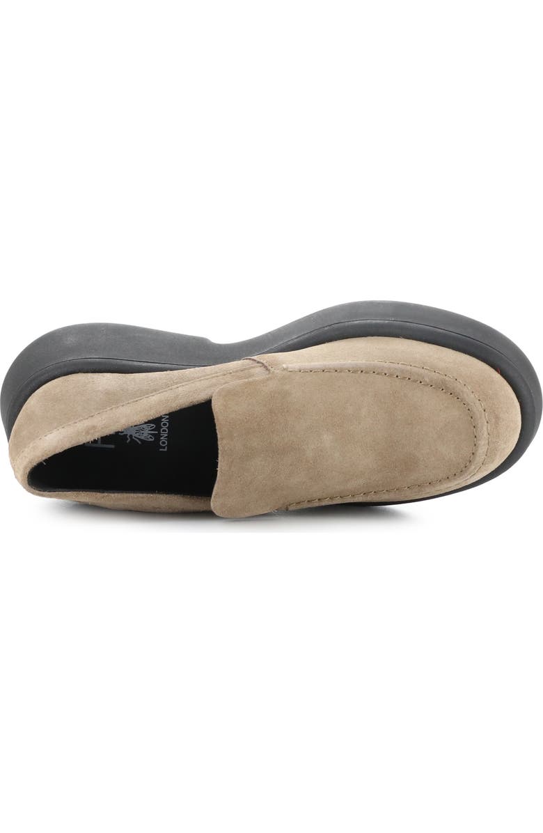 Fly London Maru Platform Loafer, Alternate, color, 003 Taupe Oil Suede