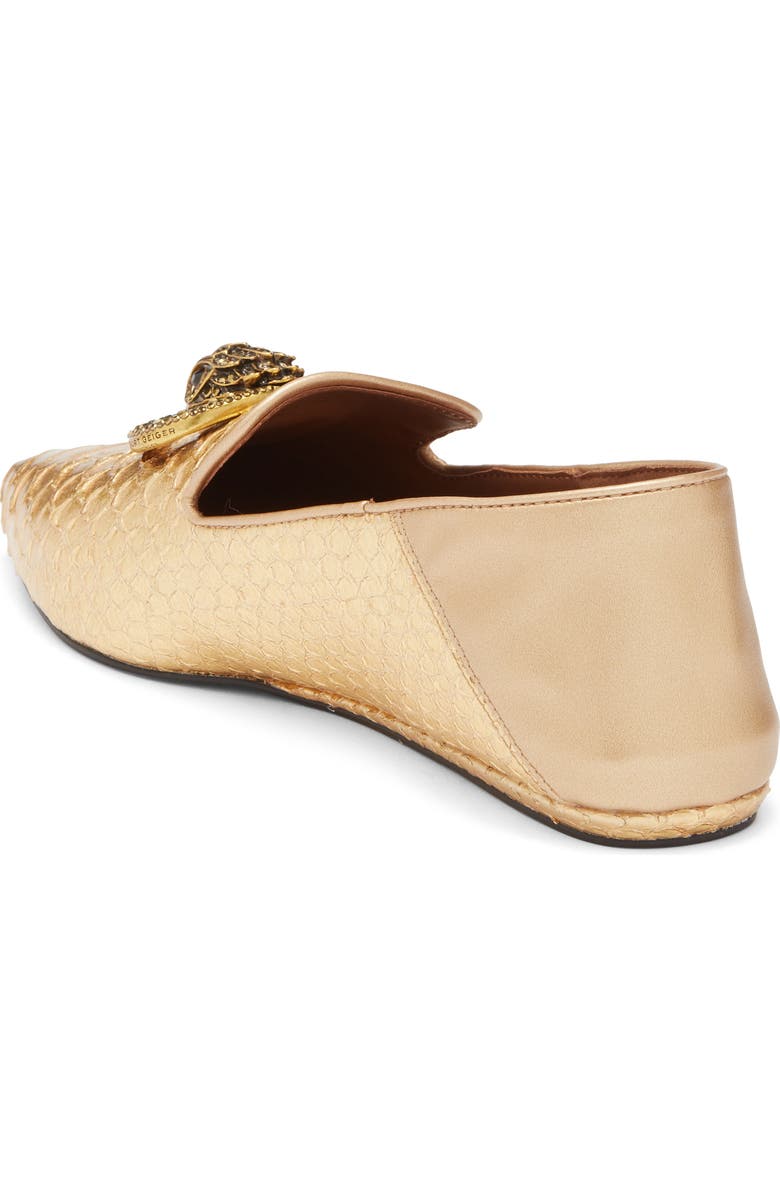 KG Kurt Geiger Chelsea Flat, Alternate, color, Gold