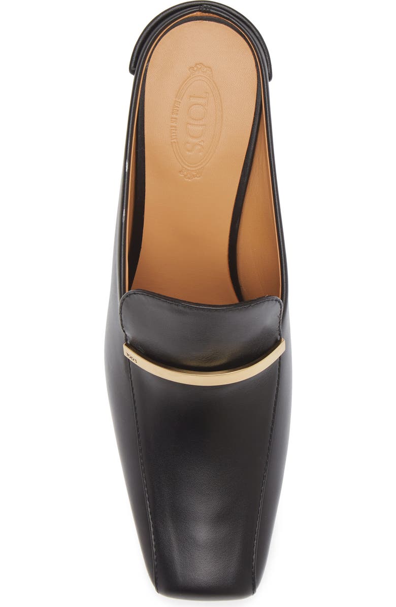 Tod's Square Toe Loafer Mule, Alternate, color,