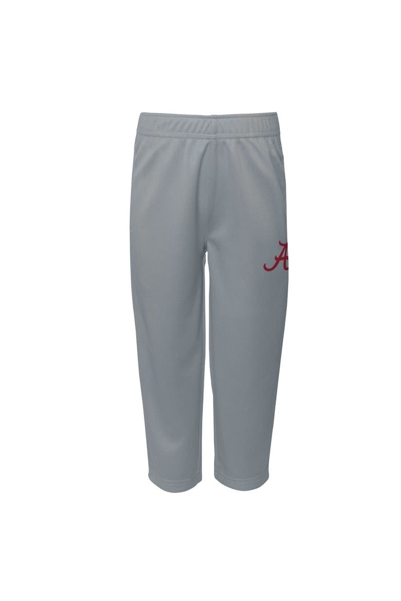 Toddler Outerstuff Crimson/Gray Alabama Crimson Tide Red Zone Two-Piece V-Neck Top and Pants Set, Alternate, color, Crimson