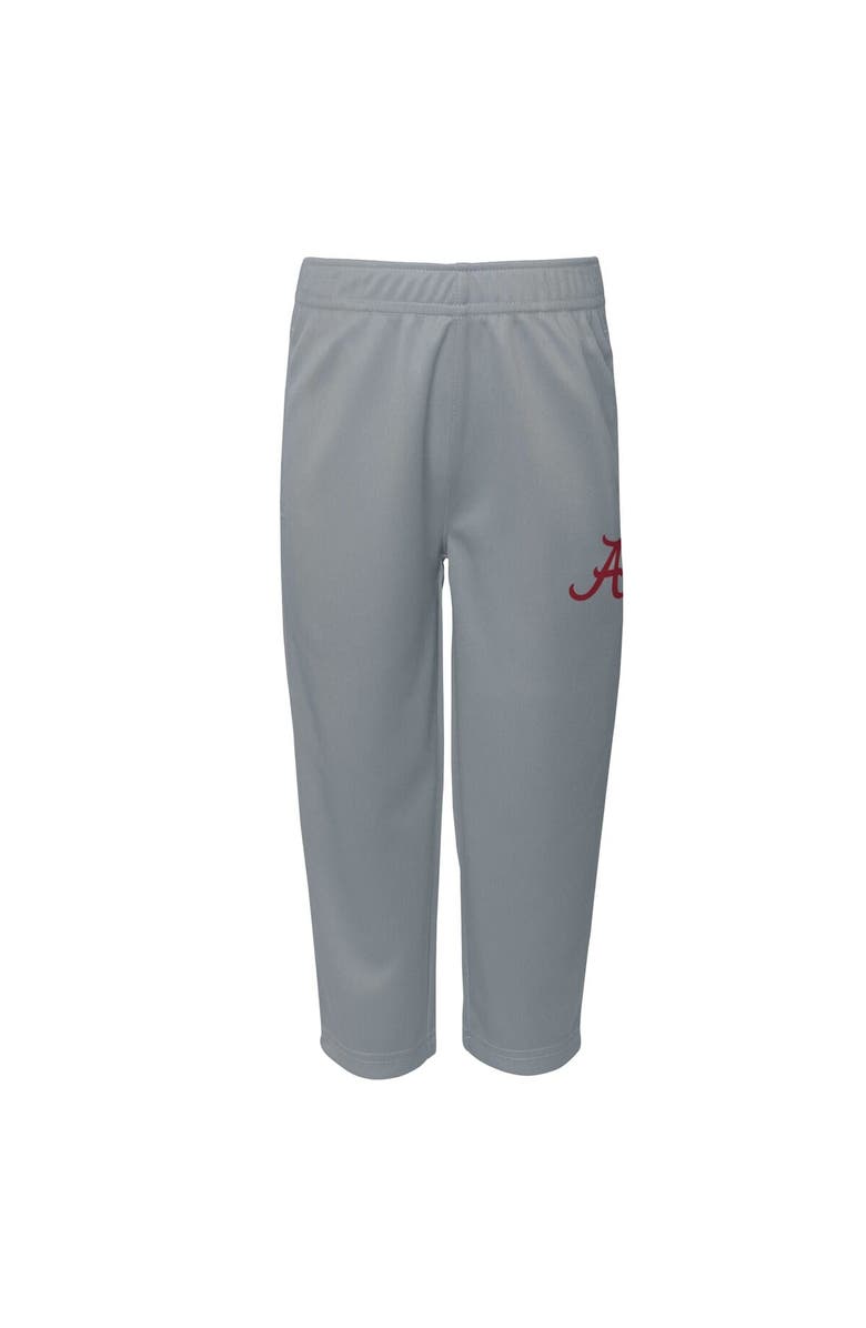 Outerstuff Toddler Outerstuff Crimson/Gray Alabama Crimson Tide Red Zone Two-Piece V-Neck Top and Pants Set, Alternate, color, Crimson