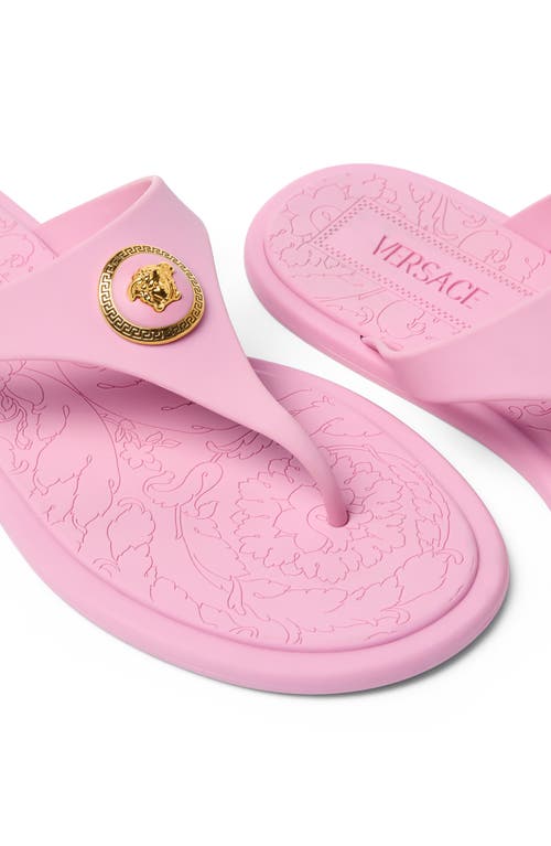Versace Alia Sandales Plates En Caoutchouc