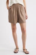 Nordstrom Pull-On Linen Blend Shorts