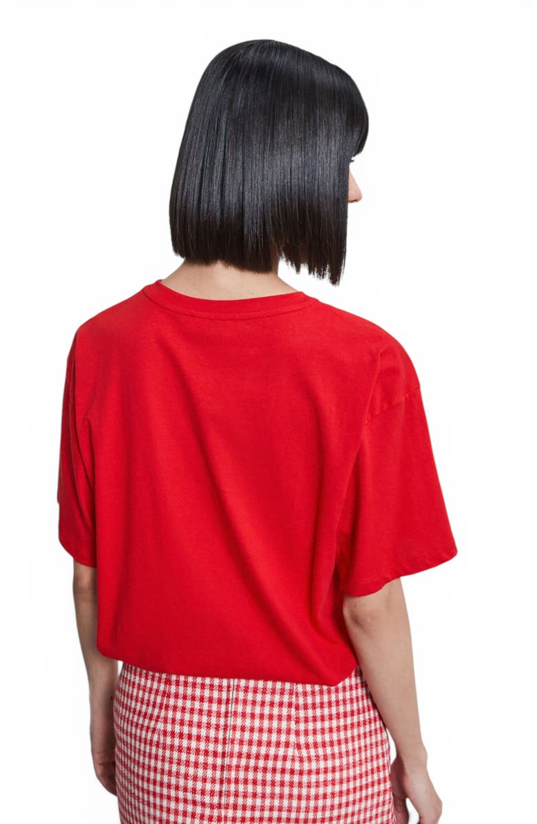 ottod'Ame Classic Cotton T-Shirt, Alternate, color, Red