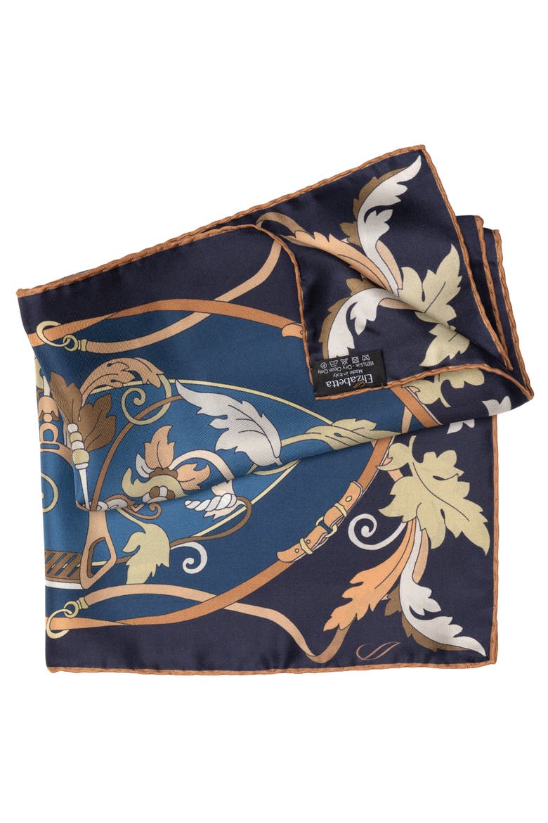Elena - Silk Bandana, Alternate, color, Midnight Blue