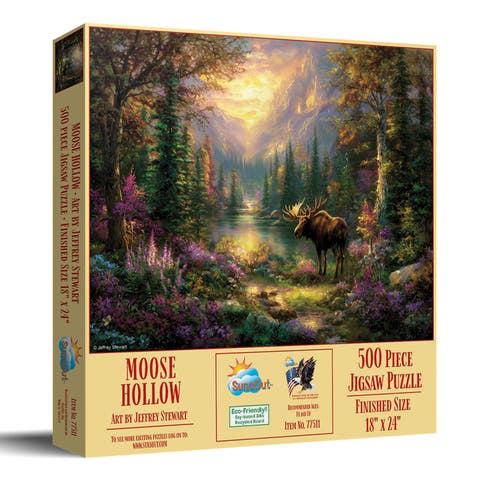Moose Hollow 500 piece Jigsaw Puzzle for Adults