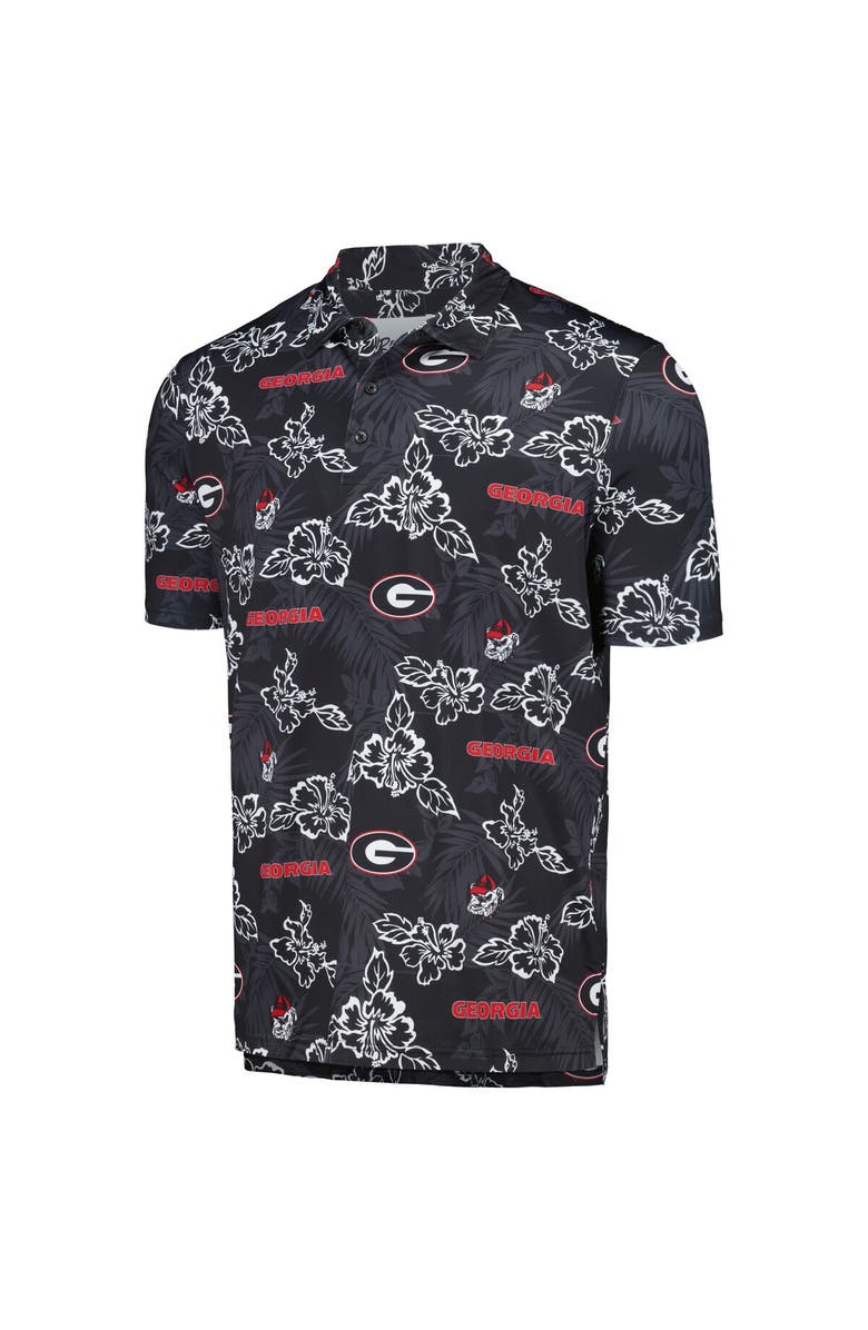 Reyn Spooner Men's Reyn Spooner Black Georgia Bulldogs Performance Polo, Alternate, color, Black