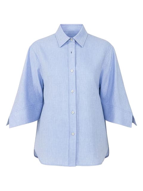 Georgie Shirt with flared sleeves