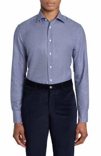 Jack Victor Kensington Dobby Cotton Dress Shirt