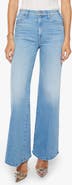 MOTHER The Hustler Roller Sneak High Waist Wide Leg Jeans