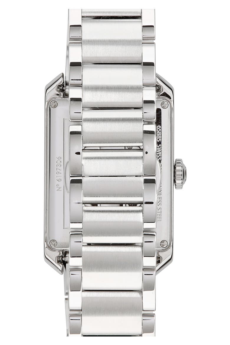 Hampton Bracelet Watch, 43mm, Alternate, color, OPALINE WHITE