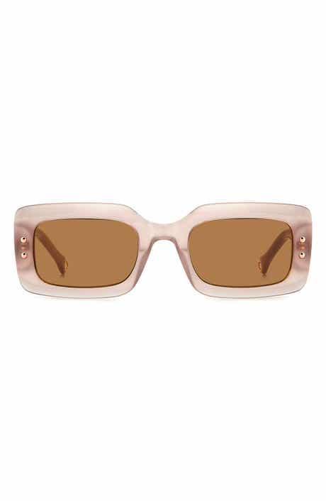 Carolina Herrera 50mm Rectangular Sunglasses