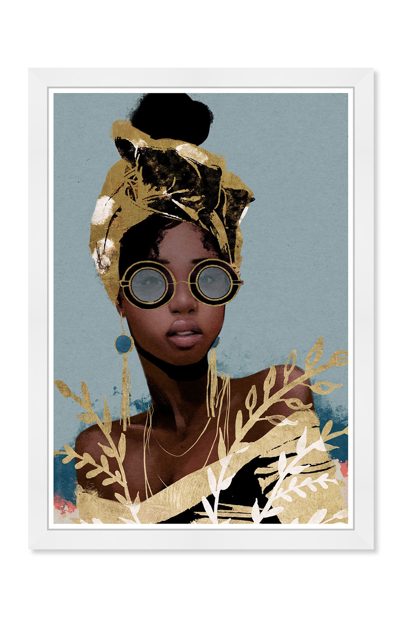 Wynwood Studio Dusty Blue Wraps Gray Fashion and Glam Wall Art ...