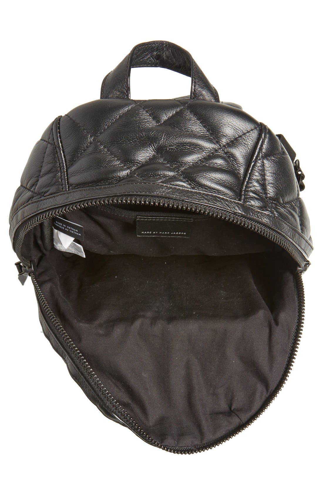 Marc Jacobs MARC BY MARC JACOBS 'Domo - Biker' Quilted Leather Backpack, Alternate, color, 