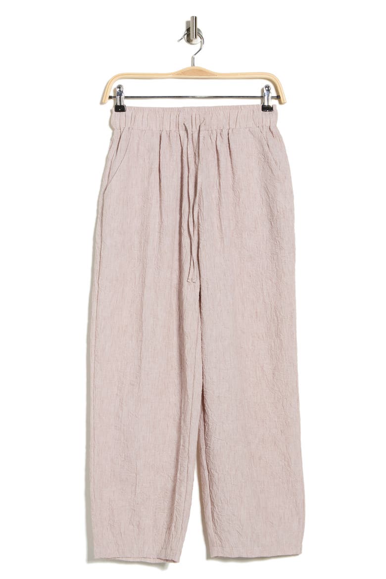 Soft Cotton Pull-On Pants, Alternate, color, MAUVE