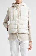 Eleventy Hooded Down Puffer Vest