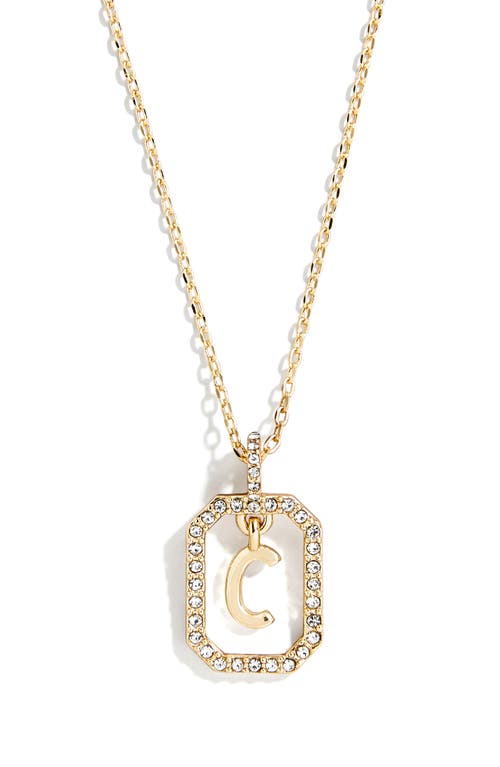 Shop Baublebar Alicia Intial Pendant Necklace