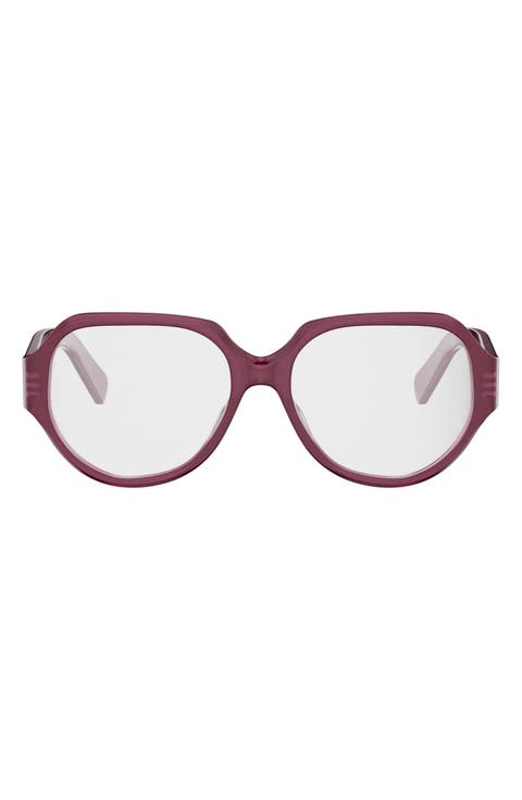 Triomphe 56mm Geometric Eyeglasses